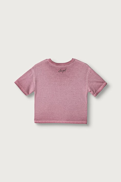 United Colors of Benetton T-shirt dziecięcy bawełniany różowy 3085C10CI