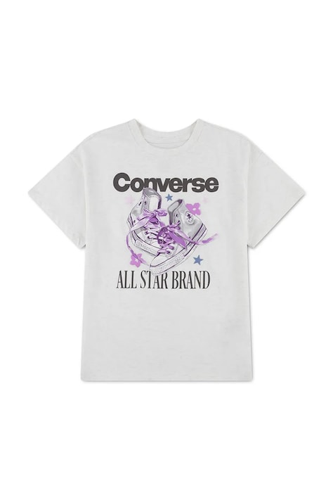 Converse Тениска за деца с памук бяла 3CJ842