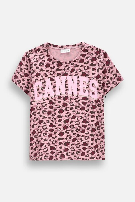 Coccodrillo T-shirt παιδικό βαμβακερό με ελαστάν πολύχρωμο EVERYDAY GIRL A
