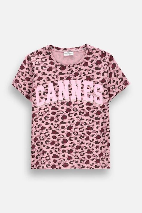 Coccodrillo T-shirt παιδικό βαμβακερό με ελαστάν πολύχρωμο EVERYDAY GIRL A