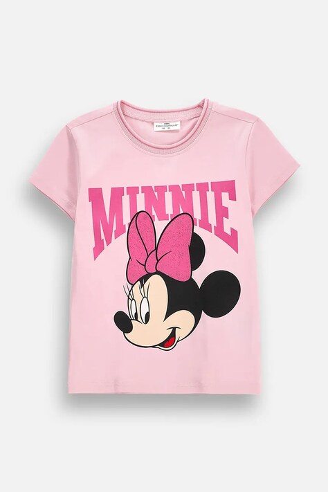 Coccodrillo t-shirt παιδικό βαμβακερό με ελαστάν ροζ LICENCE GIRL