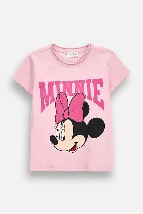 Coccodrillo t-shirt παιδικό βαμβακερό με ελαστάν ροζ LICENCE GIRL