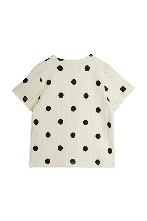 Mini Rodini T-shirt dziecięcy bawełniany z elastanem biały 26720103