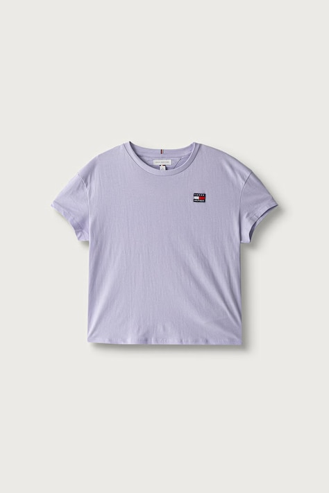 Tommy Hilfiger t-shirt gyerek pamut lila KG0KG09636