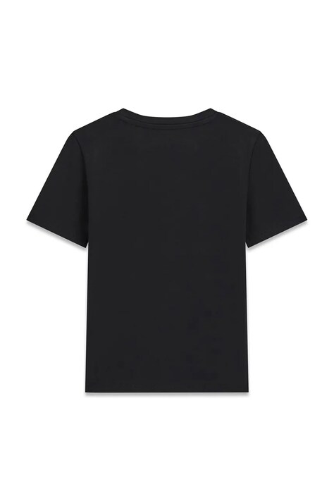 Guess T-shirt dziecięcy bawełniany czarny J6YI44 K7391