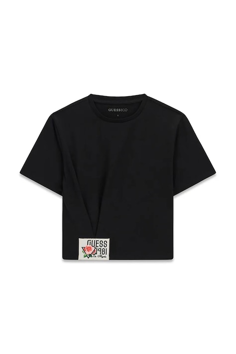 Guess T-shirt dziecięcy czarny J6BI32 K5844