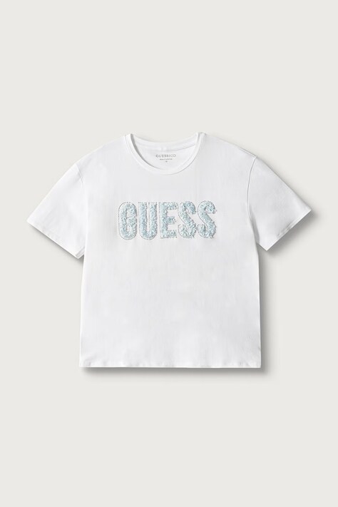 Guess Тениска за деца от памук бяла J6BI20 K5817