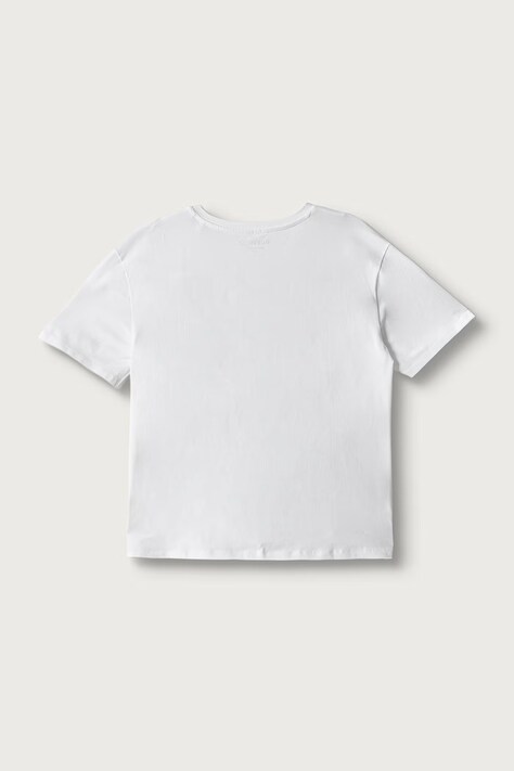 Guess T-shirt dziecięcy bawełniany biały J6BI20 K5817