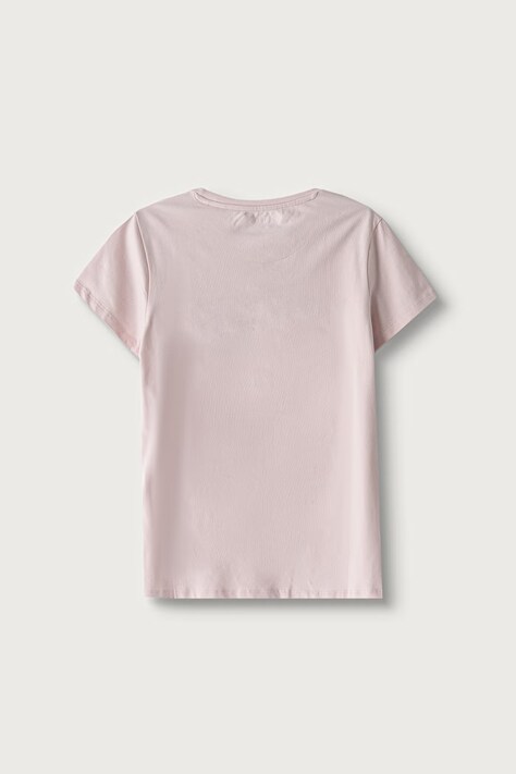 Guess T-shirt dziecięcy bawełniany z elastanem różowy J6BI11 K5790