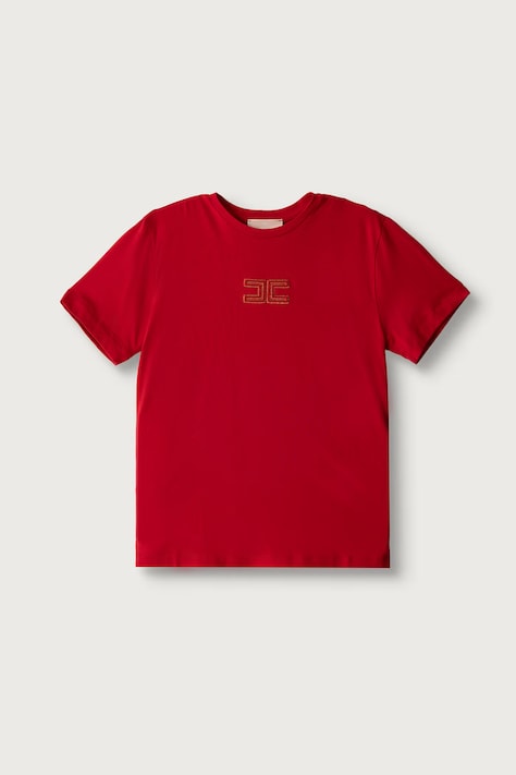 Elisabetta Franchi T-shirt παιδικό κόκκινο EFTS268.C.JE018