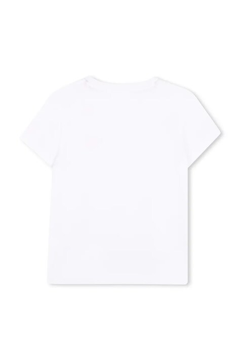 HUGO T-shirt dziecięcy bawełniany biały G01259