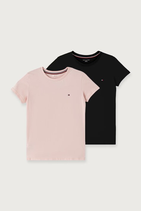 Tommy Hilfiger T-shirt dziecięcy bawełniany 2-pack biały UG0UG00307