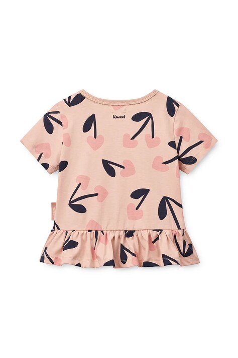 Liewood T-shirt dziecięcy bawełniany Kya SS T-shirt różowy LW20898