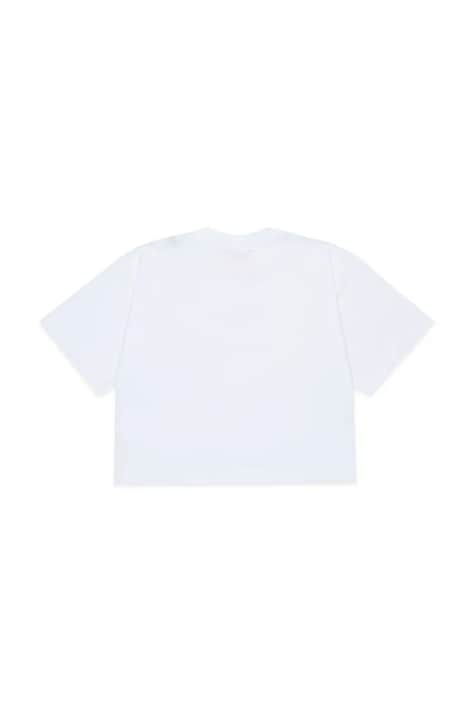 Diesel kratka majica otroška bombažna TLIXIN T-SHIRT bela J02918