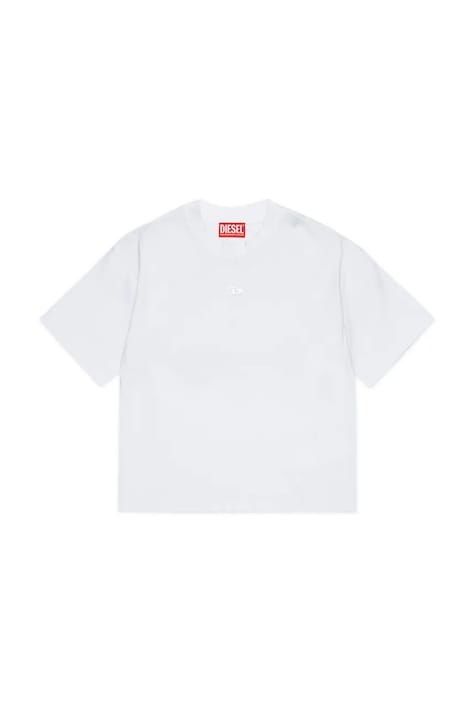 Diesel Gyerek pamut póló TANORMYS2 T-SHIRT fehér J03010