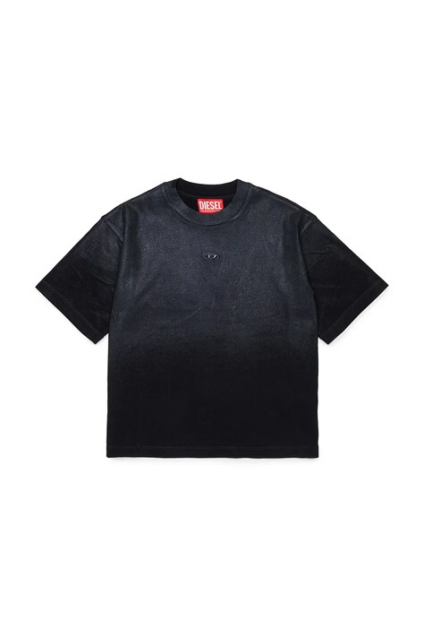 Diesel majica za djecu od pamuka TANORMYS2 T-SHIRT crna J03010