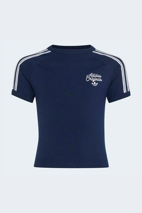 adidas Originals футболка дитяча з бавовною — AW26-TSGZYR, темно-синій — фото 2