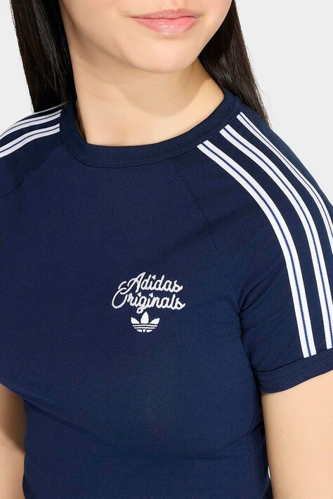 adidas Originals футболка дитяча з бавовною — AW26-TSGZYR, темно-синій — фото 6