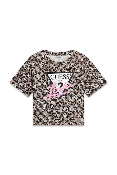 Guess tričko dětské bavlněné s elastanem béžové J6YI05 K3696