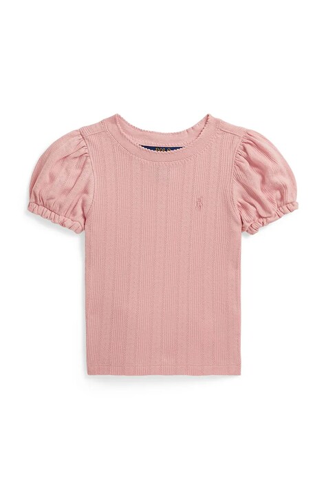 Polo Ralph Lauren kratka majica otroška bombažna roza 312B19944001