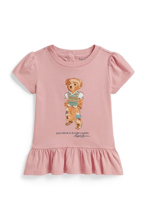 Polo Ralph Lauren kratka majica otroška bombažna roza 310B22683001