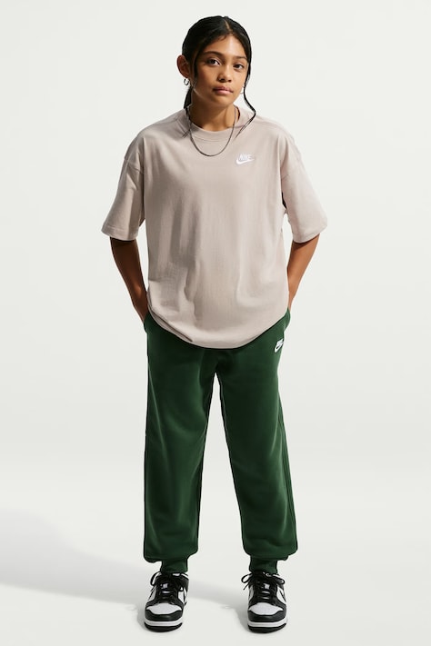 Nike Футболка оверсайз дитяча бавовняна Nike Sportswear сіра IR5998