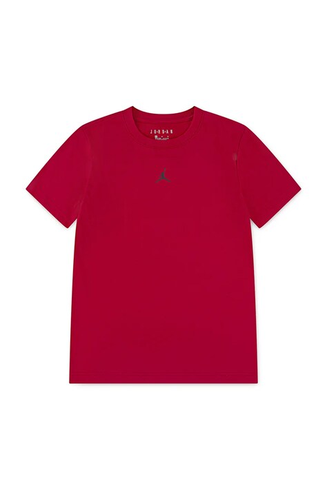 Jordan T-shirt dziecięcy z bawełną czerwony 95D618