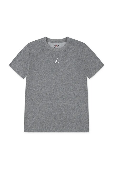 Jordan T-shirt dziecięcy z bawełną szary 95D618