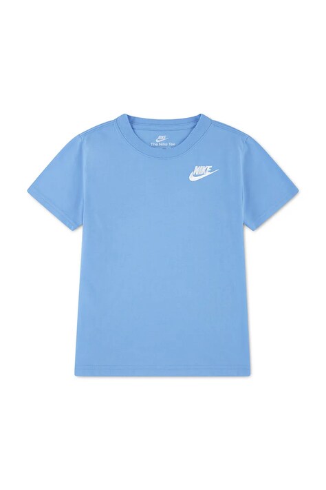 Nike T-shirt dziecięcy z bawełną niebieski 8UC545