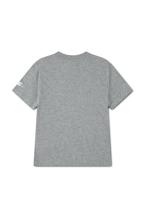 Nike T-shirt dziecięcy z bawełną szary 86N166