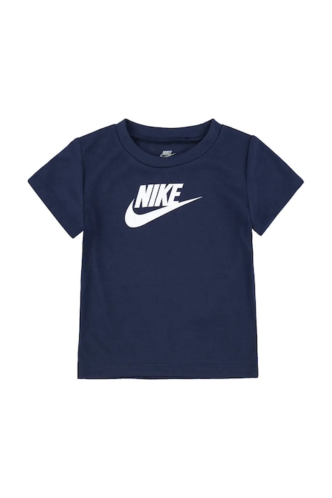 Nike T-shirt dziecięcy bawełniany granatowy 66J372
