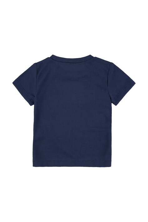 Nike T-shirt dziecięcy bawełniany granatowy 66J372