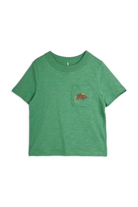 Mini Rodini T-shirt dziecięcy bawełniany Elephant zielony 26720131