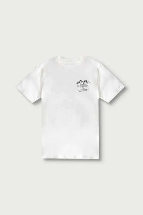 Vans Tričko detské bavlnené Food Spot SS Tee biele VN000WAAWHT1