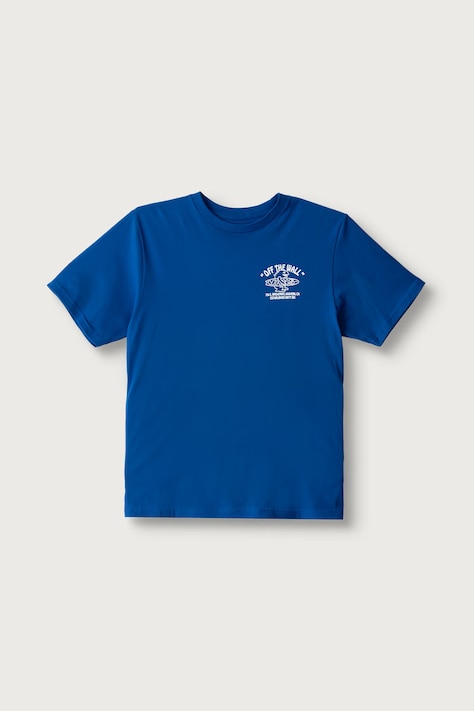 Vans T-shirt dziecięcy bawełniany Food Spot SS Tee niebieski VN000WAA10Z1