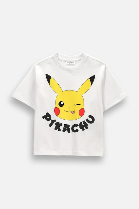 Coccodrillo t-shirt παιδικό βαμβακερό λευκό LICENCE BOY