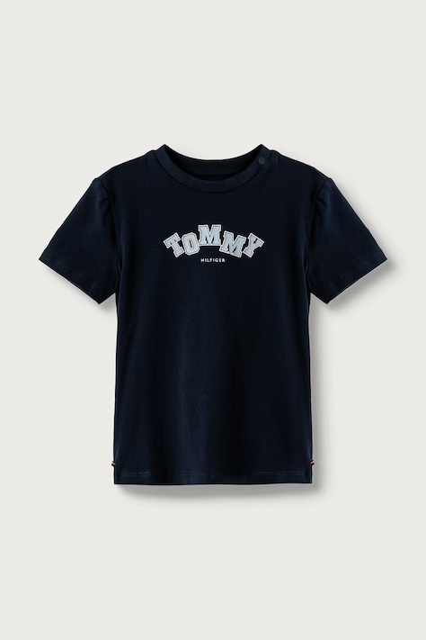 Tommy Hilfiger Niemowlęce bawełniane z elastanem granatowe KN0KN02331