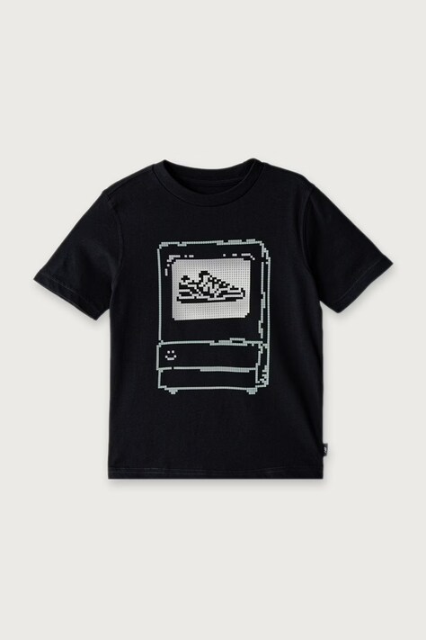 New Balance T-shirt dziecięcy bawełniany czarny YT62K3X9
