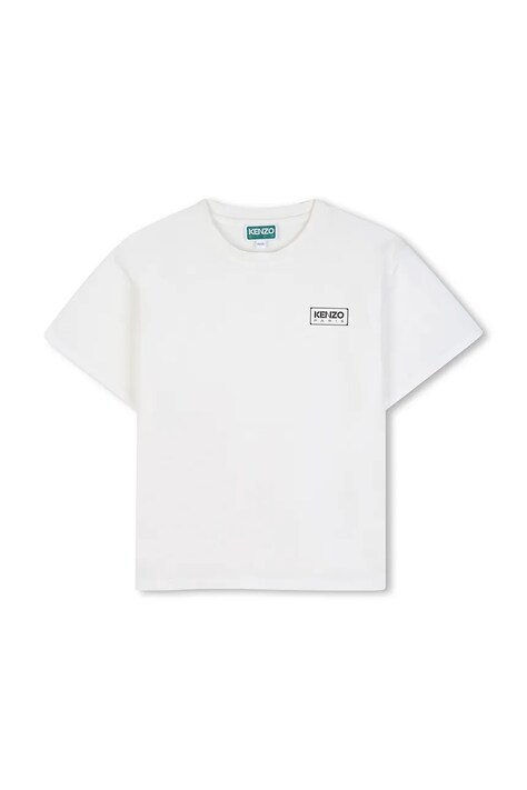 Kenzo T-shirt dziecięcy bawełniany biały K62056