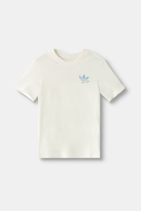 adidas Originals t-shirt per bambini in cotone beige LH4735