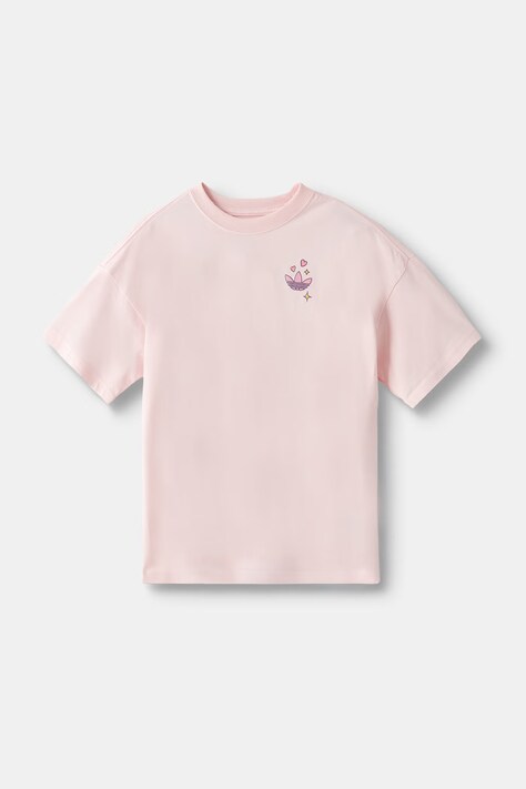 adidas Originals tričko detské bavlnené ružové LH4730