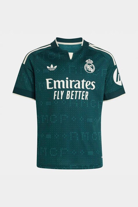 adidas Performance T-shirt dziecięcy REAL MADRID turkusowy KC3991