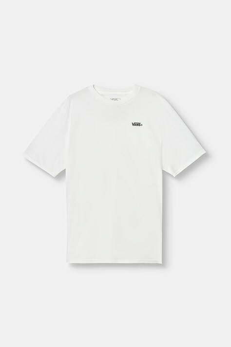 Vans T-shirt dziecięcy bawełniany Left Ches biały VN000W9UWHT1