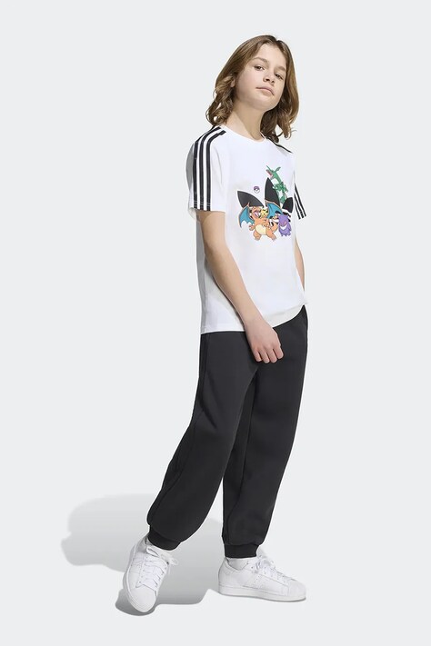 adidas Originals Kratka majica otroška bombažna POKEMON bela KR4701