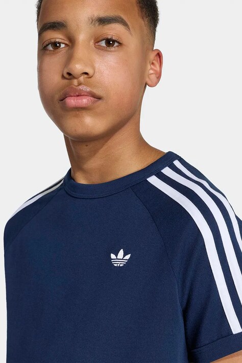 adidas Originals футболка дитяча бавовняна — AW26-TSKZWT, темно-синій — фото 7