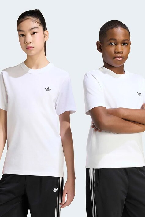 adidas Originals majica za djecu od pamuka bijela KR0876