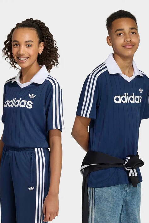 adidas Originals polo tričko detské tmavomodré HZ9628