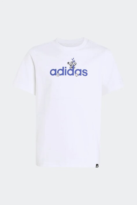 Adidas T-shirt παιδικό βαμβακερό λευκό KE1624