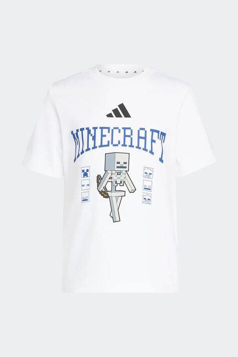 adidas kratka majica otroška bombažna MINECRAFT bela KH3196