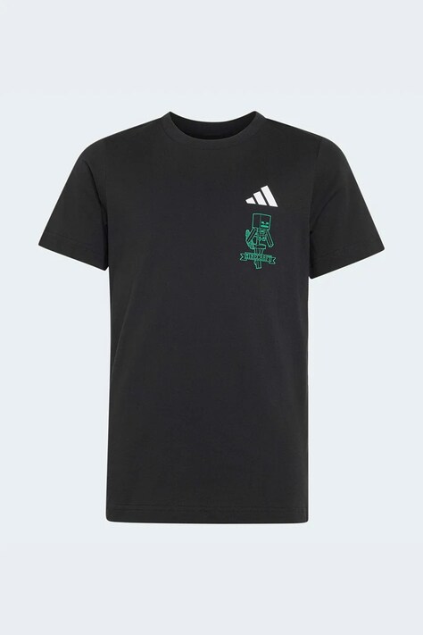 adidas футболка дитяча бавовняна MINECRAFT чорна KS9029